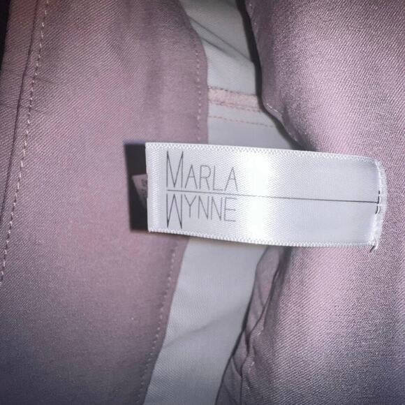 Marla Wynne Pants Size 8 Pull On Stretch Casual Ankle 360 Stretch Y2K Career USA - Picture 8 of 10